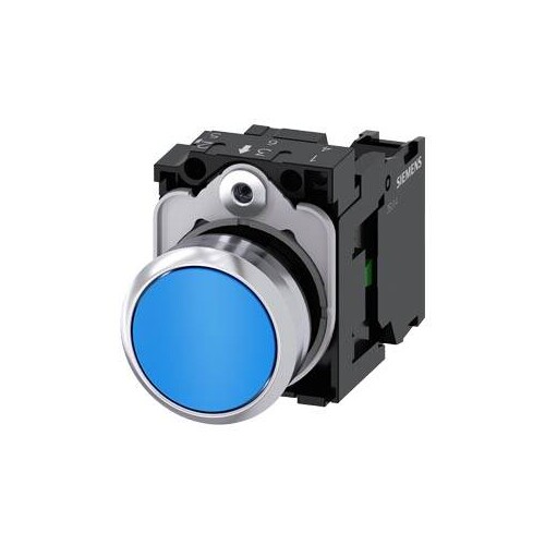 3SU1150-0AB50-1BA0 Siemens DRUCKTASTER, BLAU Produktbild