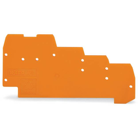 270-320 Wago Abschluss  und Zwischenplatte 1 mm dick für Vierstockk Produktbild