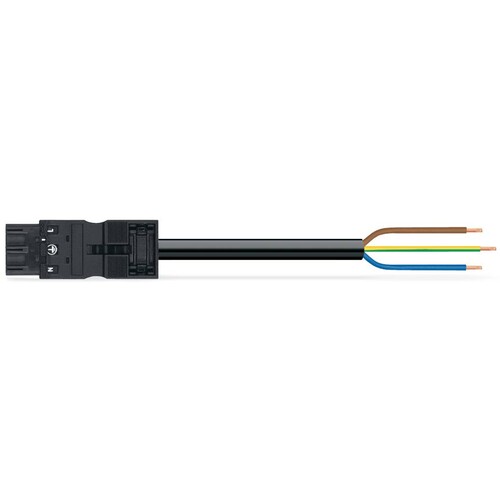 771-6993/216-302 Wago Anschlussleitung Stecker   offenes Leitungsende 3 polig, Produktbild