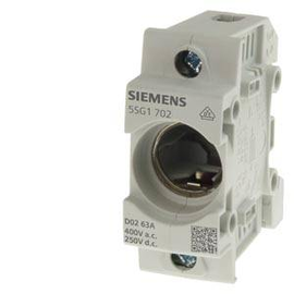 5SG1702 Siemens NEOZED, Sicherungssockel, D02, 1 polig, 63 A, U Produktbild