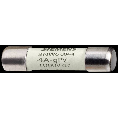 3NW6007-4 Siemens SENTRON, Zylindersicherungseinsatz, 10x38 mm, 20 Produktbild