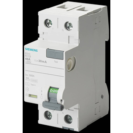 5SV3617-3 Siemens FI-Schutzschalter, 2- polig, Typ F, kurzzeitverzögert, In: 80 Produktbild