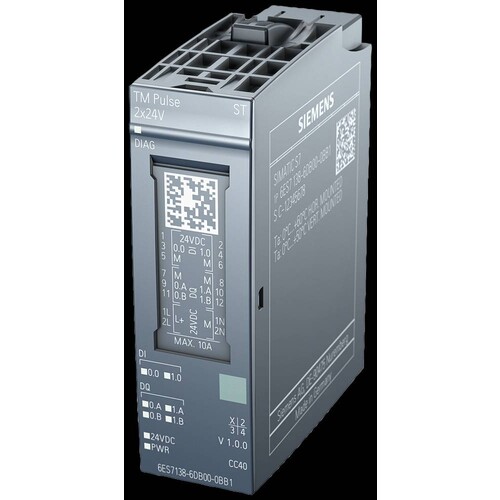 6AG1138-6DB00-2BB1 Siemens SIPLUS ET 200SP TM Pulse 2x24V -40 ... +60 °C Sta Produktbild