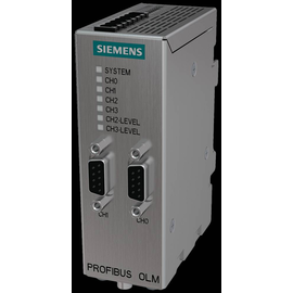 6GK15034CA01 Siemens PROFIBUS OLM/P22 V4.1 Optical Link Module, 2x RS-485, 2x Produktbild front M
