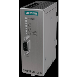 6GK15032CA01 Siemens PROFIBUS OLM/P11 V4.1 Optical Link Module, 1x RS-485, 1x Produktbild front M