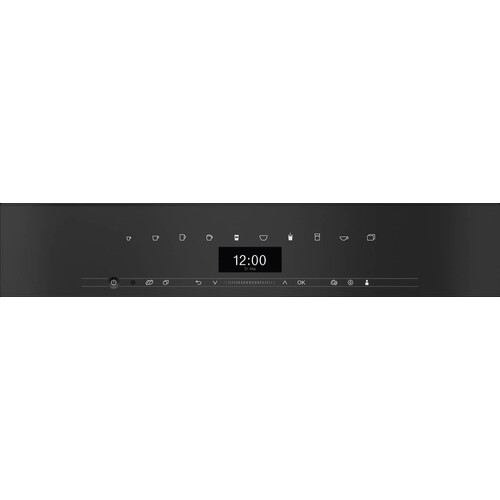 11163240 Miele CVA 7440 Einbau Kaffeevollautomat Obsidianschwarz Produktbild Front View L