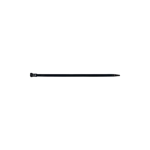 183240 Intercable ICC61666 Kabelbinder 250 x 7,5 mm, wiederlösbar, schwarz Produktbild Front View L