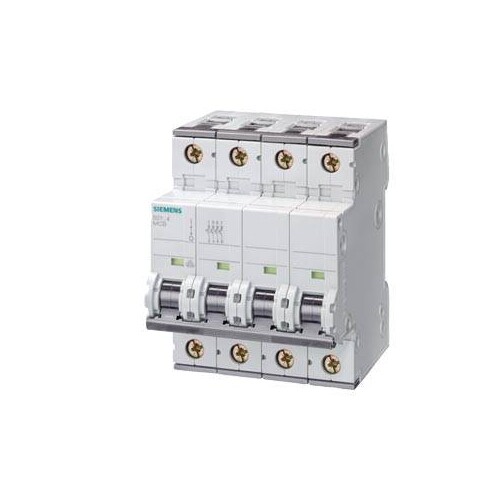 5SY46807 Siemens Leitungsschutzschalter, 400 V, Icn: 10 kA, 3P+N, Icu: 10 kA, C  Produktbild