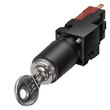 3SB22104PB01 Siemens Schlüsselschalter CES, 16mm, rund Kunststoff Produktbild
