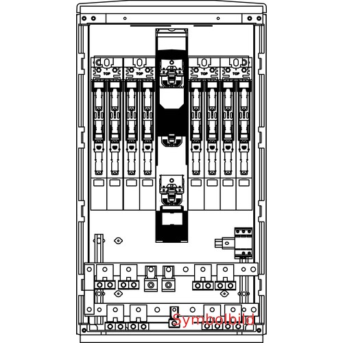 HVF43.6DV.006E.G Elsta-Mosdorfer EHV F4 1080 Cu 630EL/DV 6x160L/PR ÜA(4+0)B/C A Produktbild Front View L