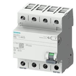 5SV36465 Siemens FI Schutzschalter Typ B 63A 3+N pol. 300mA 400V 4TE selektiv. Produktbild