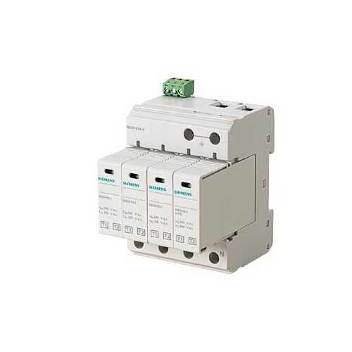 5SD74143 Siemens Blitzstromableiter T1/T2, UN 240/400V, UC 335/264V A.C., S Produktbild