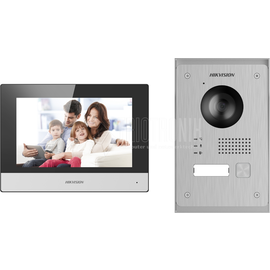 305302390 Hikvision 2 Draht Video Gegensprechanlagen Set DS KIS703 P(Euro Produktbild