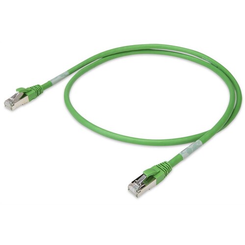 756-1250/1013-010 Wago ETHERNET Leitung, RJ 45, RJ 45, Cat. 6A, Länge 1 m Produktbild Front View L