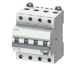5SU1646-7FP16 Siemens FI/LS Schalter, 6 kA, 4P Typ A, 300mA, C Char, In: 16A Un Produktbild