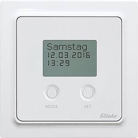 30055806 Eltako FSU55ED/230V am Funksensor Schaltuhr im E Design55 mit  Produktbild