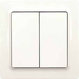 30056733 Eltako F4T55EOR pg Funktaster polarweiß glänzend 55x55mm batterie un Produktbild front M