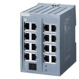 6GK51160BA002AB2 Siemens SCALANCE XB116, unmanaged Switch, 16x 10/100 Mbit/s RJ4 Produktbild