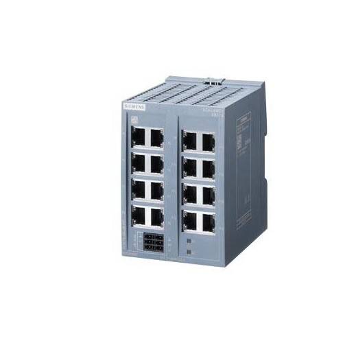 6GK51160BA002AB2 Siemens SCALANCE XB116, unmanaged Switch, 16x 10/100 Mbit/s RJ4 Produktbild