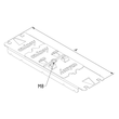 12314 Trayco MT60 IB 400 PG Gitterr. Aufhängebügel innenl. H=60mm, B=400mm, Produktbild