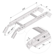 18573 Trayco CLFI60 RFB 0200 UG Steige und Fallstück CLFI60 H=60mm, B=200mm Produktbild Additional View 2 S