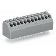 250-104 Wago Leiterplattenklemme, Drücker, 1,5 mm², Rastermaß 3,5 mm, 4-  Produktbild