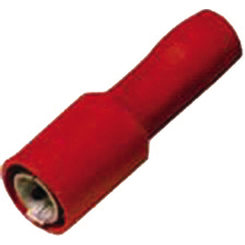 180862 Intercable Isolierter Rundsteckhülsen 0,5-1qmm Stecker 4mm rot Produktbild front M