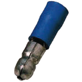180906 Intercable Isolierter Rundstecker 1,5-2,5qmm Stecker 5mm blau Produktbild front M