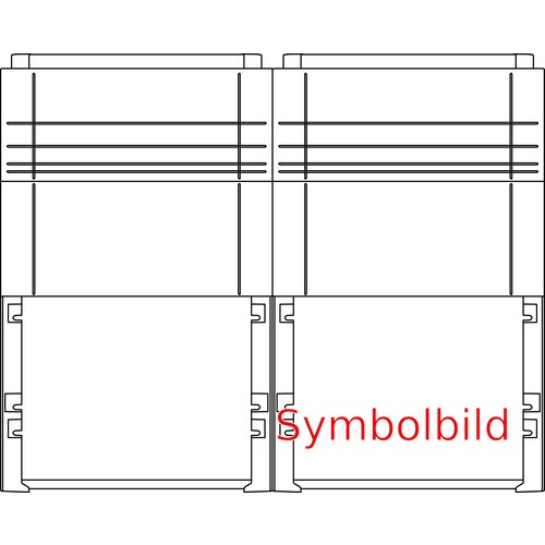 SX4410 Elsta-Mosdorfer Sockelkombi S4X0- S4X0 950/320 AS/ST/SC RAL7032 Produktbild Front View L