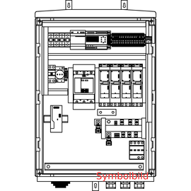 ACA42.AT.11A.5.3.G Elsta-Mosdorfer ACS A4 850/320 3x100LT-LS160MA-FRT(ABB) ÜA( Produktbild front M