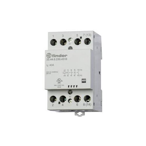 224400244710 Finder Installationsschütz 40A 3S/1Ö 24V AC/DC Produktbild