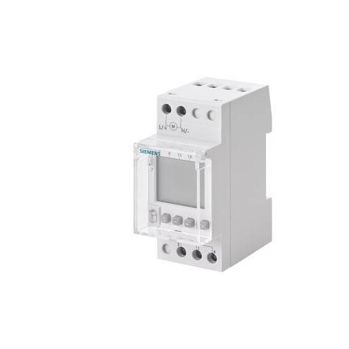 7LF4521-2 Siemens Wochen-Zeitschaltuhr Profi Digital 24V 16A 1 Kanal 2TE Produktbild Front View L