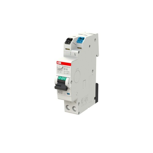 2CSR255165R1134 ABB DSX301C C13 A30 FlexLine FI/LS 6kA, 1+N, Charakteristik Produktbild Front View L