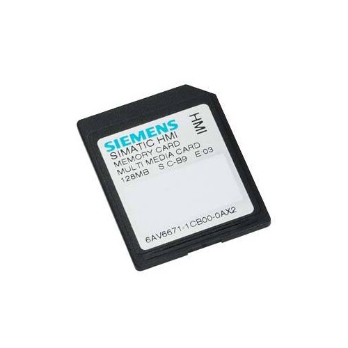 6AV66711CB000AX2 Siemens SIMATIC HMI MM- Speicherkarte 128 MB Produktbild Front View L