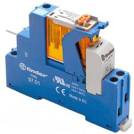 4C.01.8.024.0060 Finder Koppelrelais mit Schraubanschlüssen, 1 Wechsler 16 A, Sp Produktbild front M
