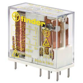 50.12.9.048.1000 Finder Relais mit zwangsgeführten Kontakten, 2 Wechsler 8 Produktbild front M