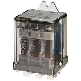 62.83.9.024.4000 Finder Relais mit Flachsteckanschlüssen, 3 Wechsler 16 A, Produktbild front M