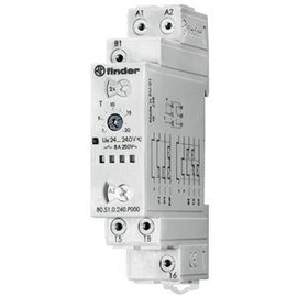 80.51.0.240.P000 Finder Zeitrelais mit Push-In-Klemmen, Multifunktion und Mult Produktbild front M