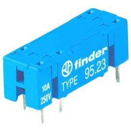 95.23.0 Finder Fassung mit Printanschlüssen, Farbe schwarz, für Re Produktbild front M