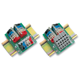 810-902/000-002 Wago Abzweigeinheit auf Montagefuß,2 Stammleitungen (Eingang, A Produktbild front M