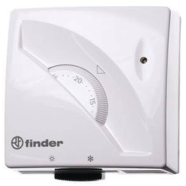 1T.01.2 Finder Raumthermostat mechanisch, Farbe weiß, 1 Wechsler 16 A Produktbild front M