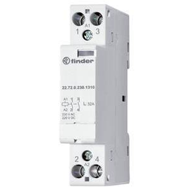 22.72.0.024.1310 Finder Schütz für Reiheneinbau, 2 Schließer 32 A, Spule 2 Produktbild front M