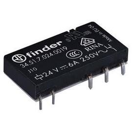34.51.7.048.0019 Finder Relais, liegende Ausführung für Printmontage, 1 Wechsler Produktbild front M
