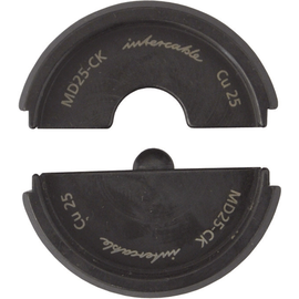 706376 Intercable Dornpresseinsatz für QKS u. STKS, RKS-Ni u. RKS-VA 25qmm, Se Produktbild front M