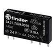 34.51.7.024.4010 Finder Serie 34 Steck-/ Printrelais 5mm 6A 1We 24VDC Produktbild Additional View 1 S