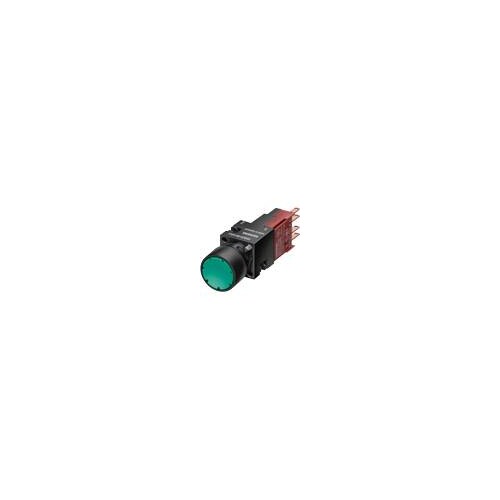 3SB2206-0AH01 Siemens Leuchtdrucktaster, 16mm, rund Kunststoff Produktbild Additional View 1 L