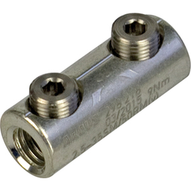 182471 Intercable Al-Schraubverbinder, verzinnt, mit Trennwand, mit 2 nicht lö Produktbild front M