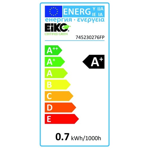 57481  LED TROPFEN 45X70MM E27 7LED 230V WARMWEISS M.KUNSTSTOFFKOLBEN Produktbild Additional View 1 L