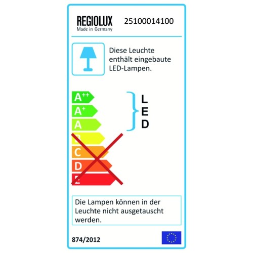 WQL LED 1X12W REGIOLUX LF840 IP65 Wannenleuchte 300x300 1250LM Produktbild Additional View 1 L