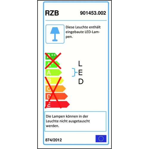 901453.002 RZB Toledo Flat LED 18W 3000K Deckeneinbau DA:234mm ET:34mm VG-Box Produktbild Additional View 2 L